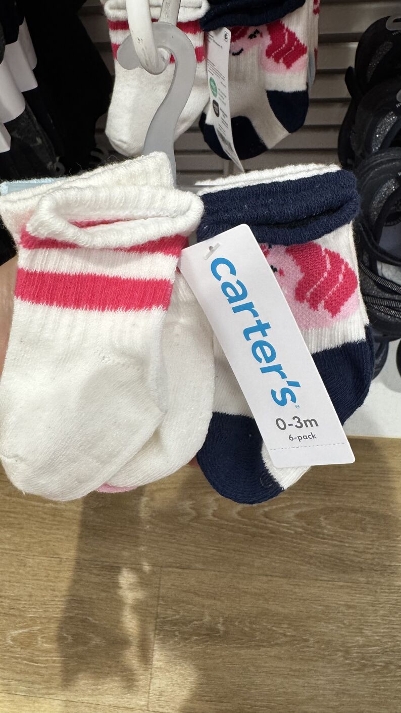 Carter`s — 6 pares de meias