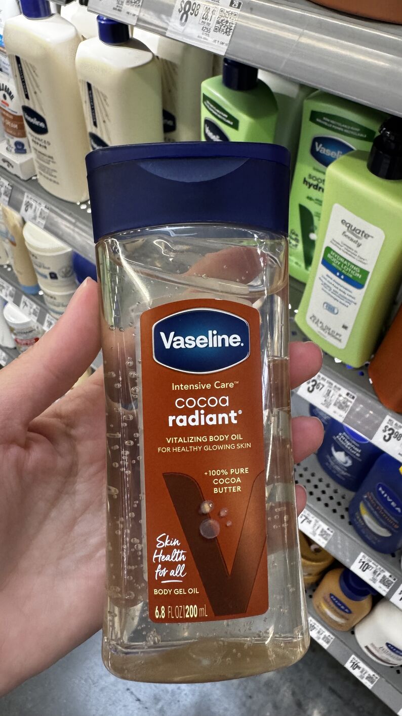 Walmart — Óleo gel corpo