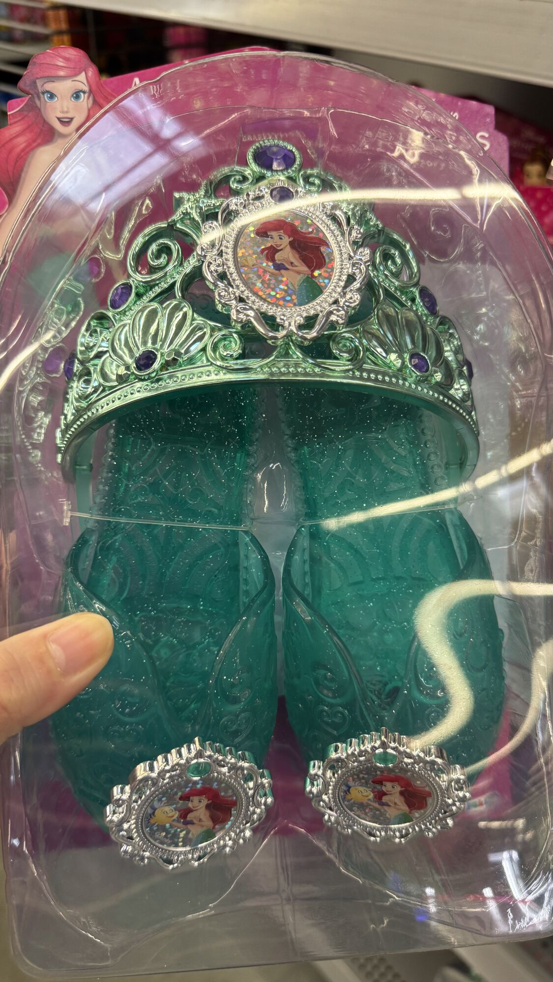 Walmart — Coroa e sapato princesa