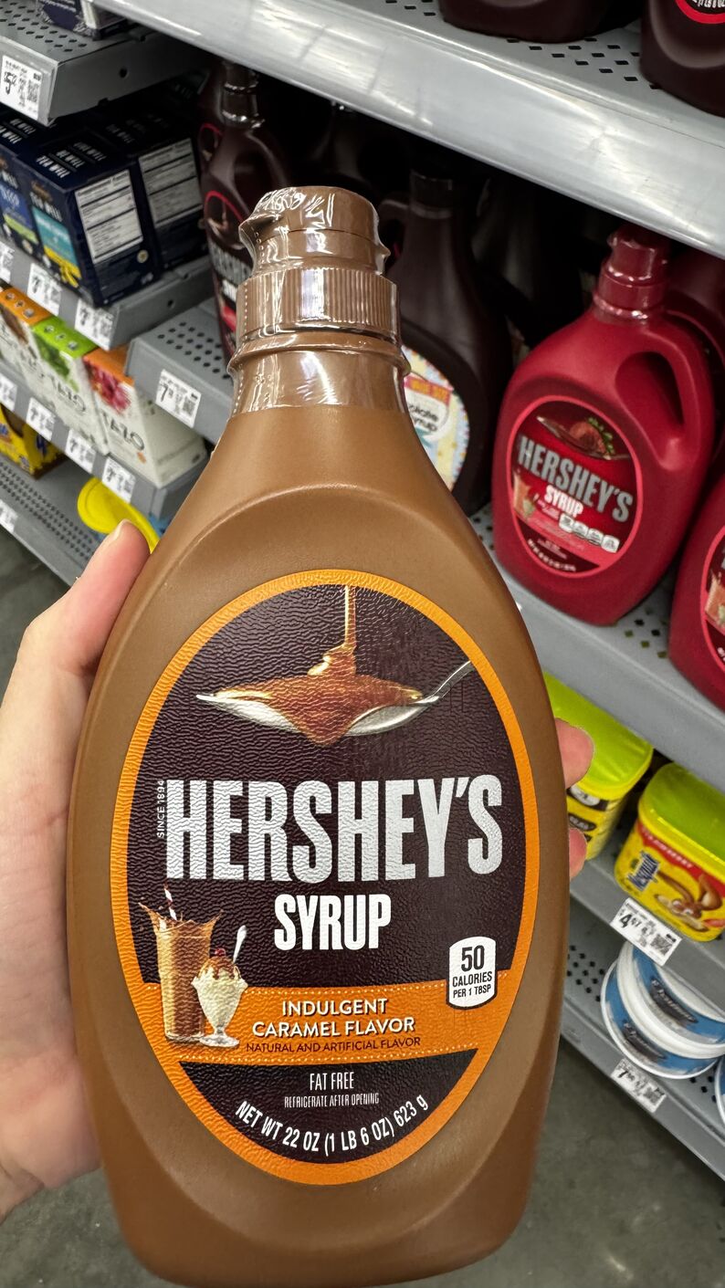 Walmart — Calda de caramelo