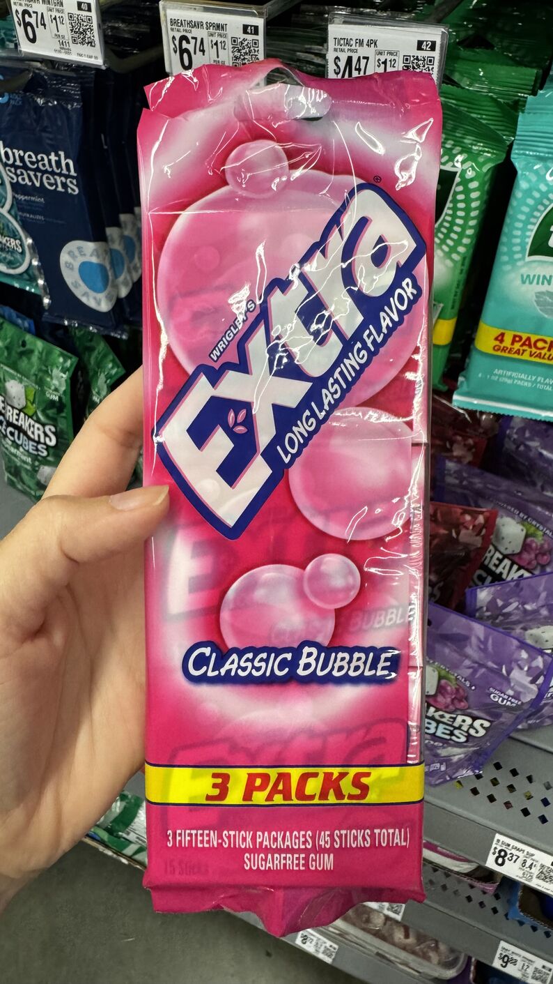 Walmart — Chicletes