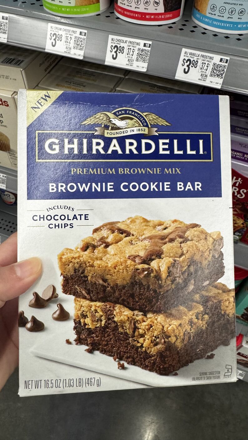 Walmart — Preparo para brownie