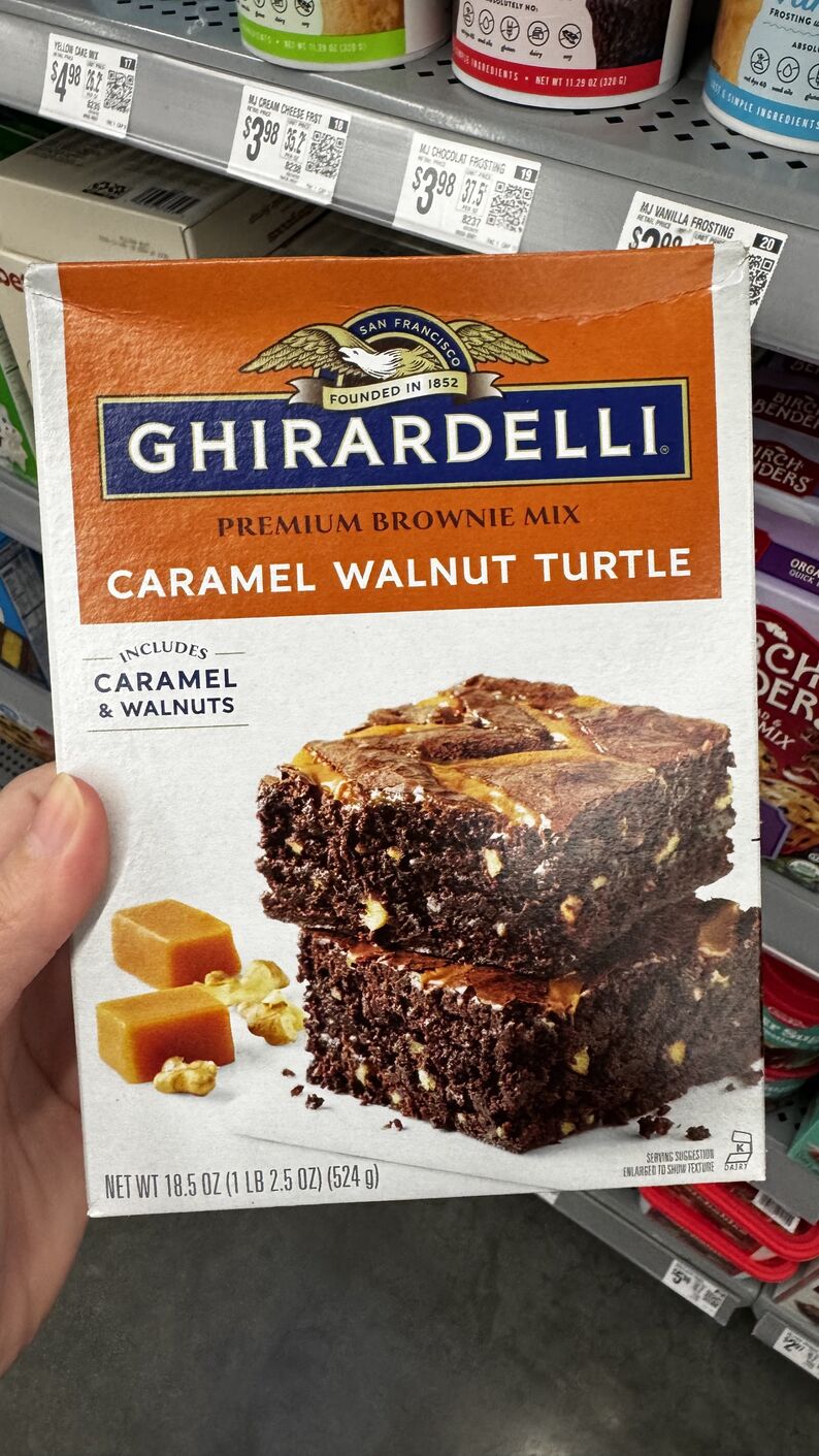Walmart — Preparo para brownie