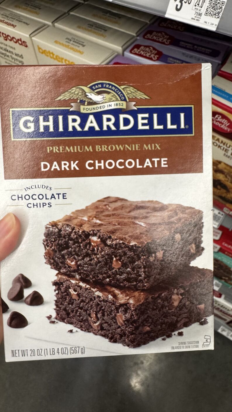 Walmart — Preparo para brownie