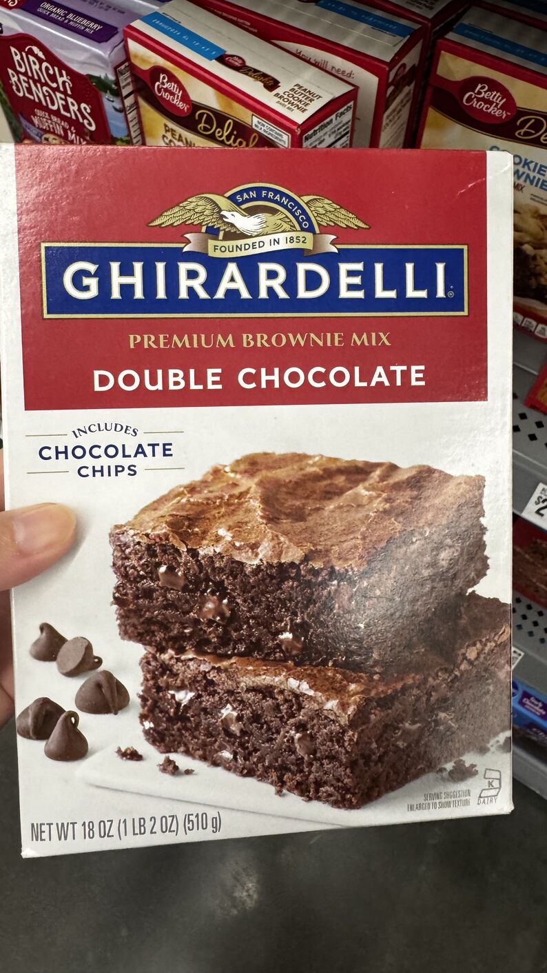 Walmart — Preparo para brownie