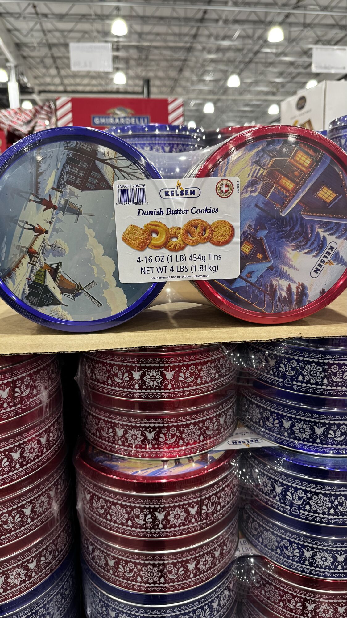 Cotsco — 4 latas de cookies