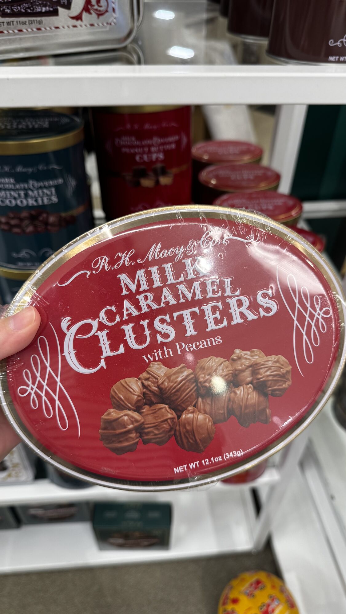 Macys — Chocolate, caramelo e noz pecã