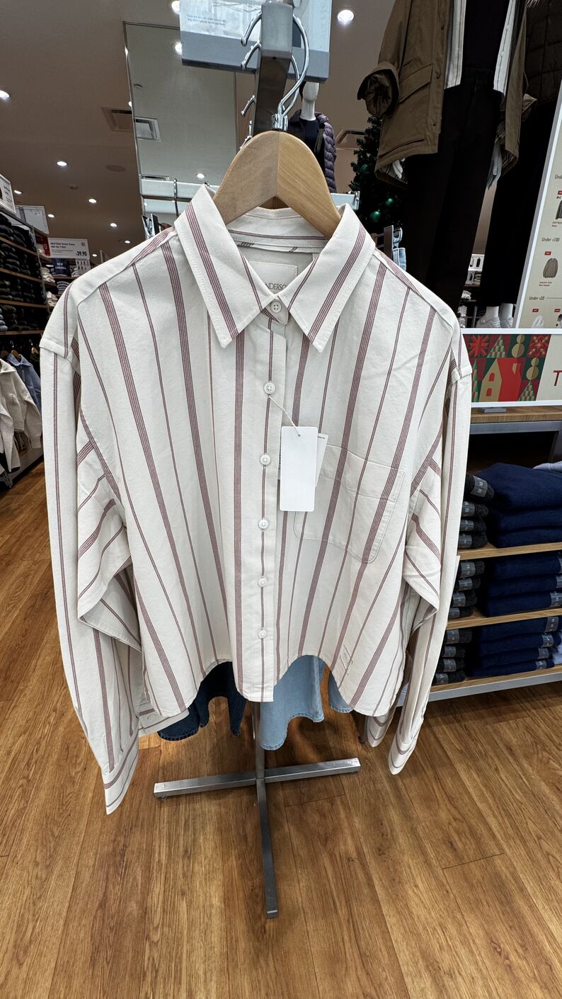 UNIQLO — Blusa social manga comprida
