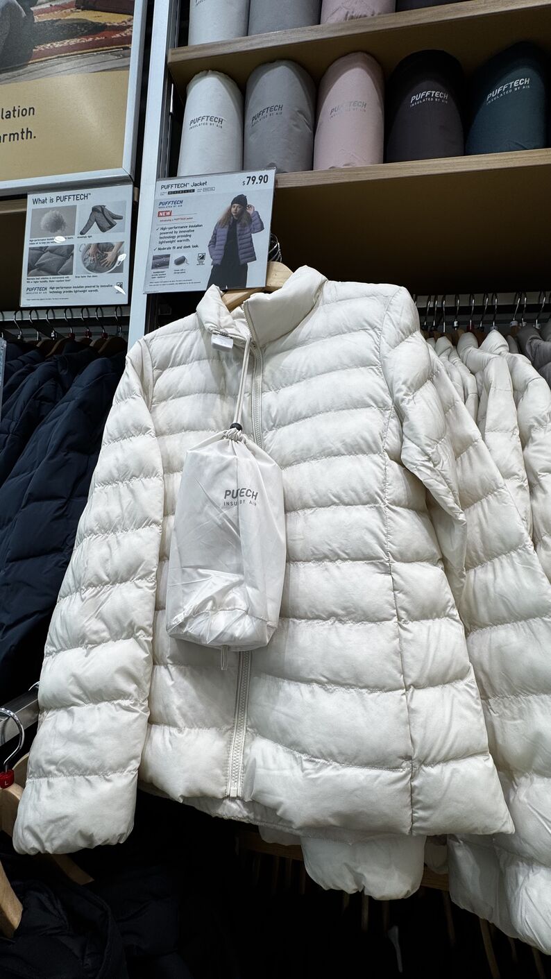 UNIQLO — Casaco Puffer