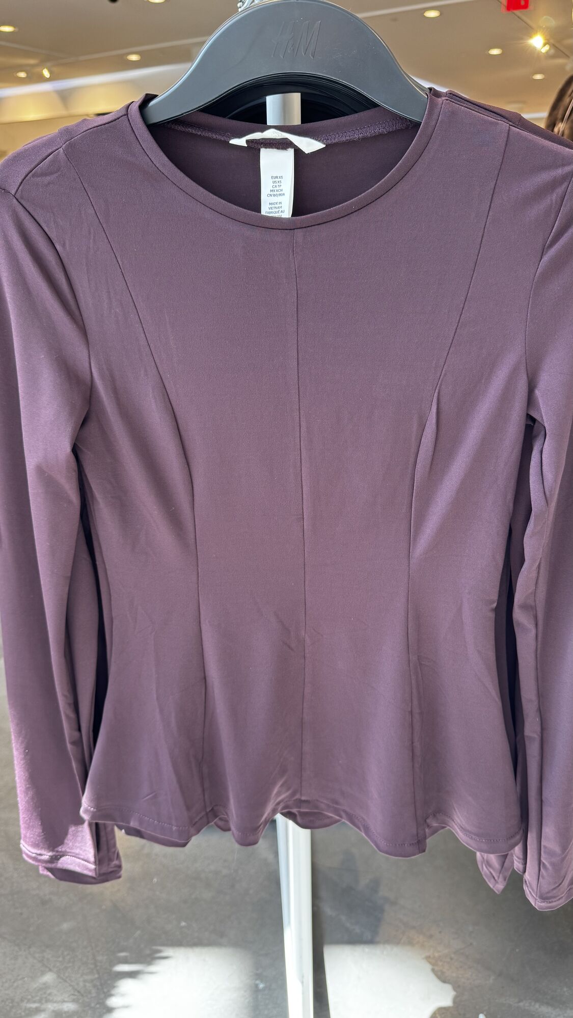 H&M — Blusa manga comprida