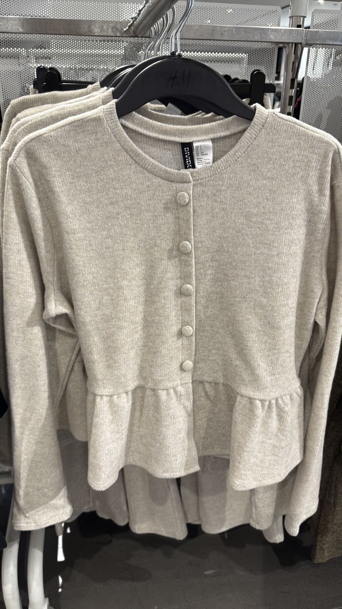 H&M — Blusa manga comprida