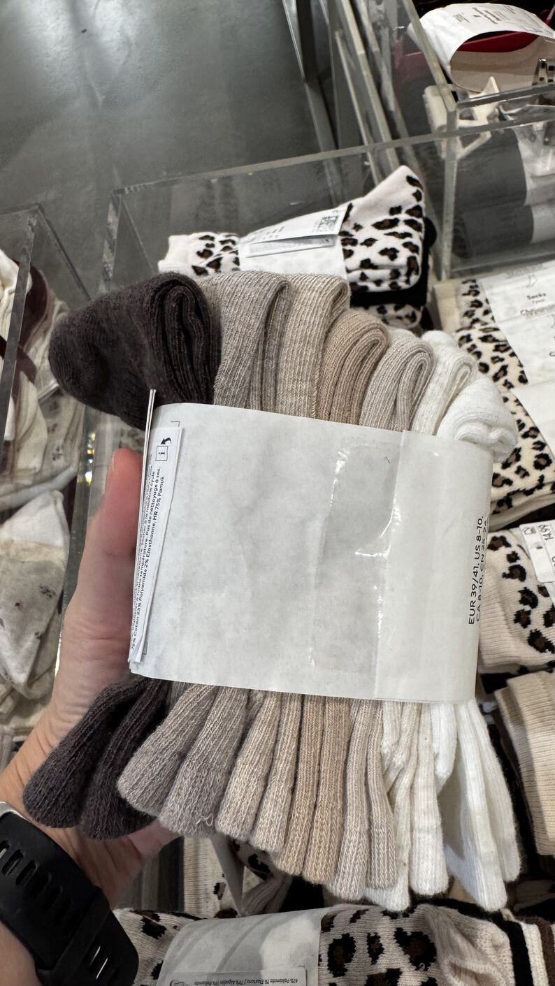 H&M — 7 pares de meias