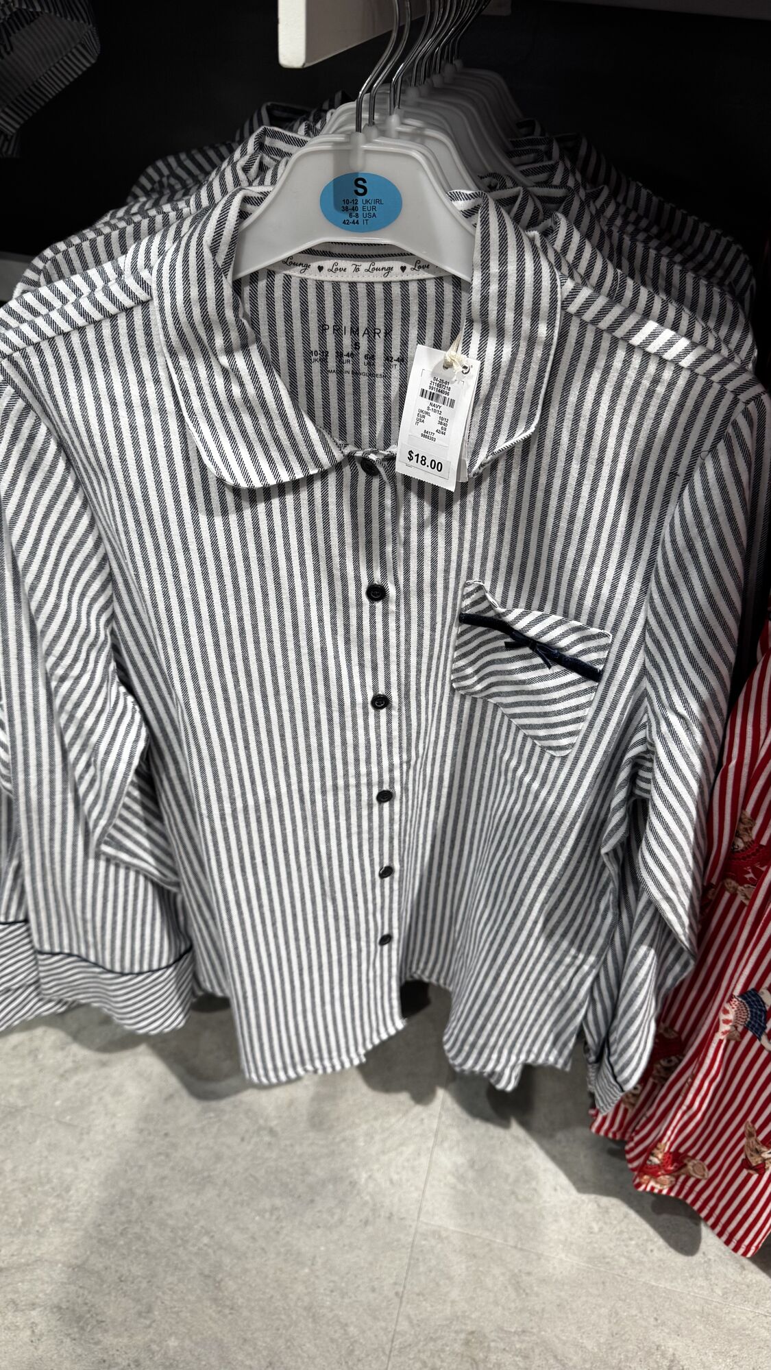 Primark — Pijama - Blusa manga comprida