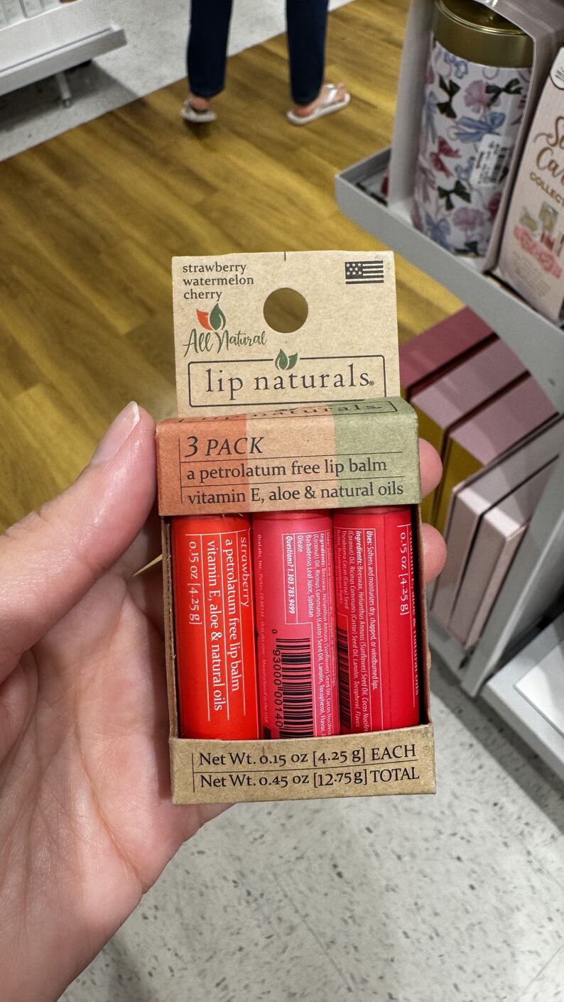 TJMax — kit lip balm