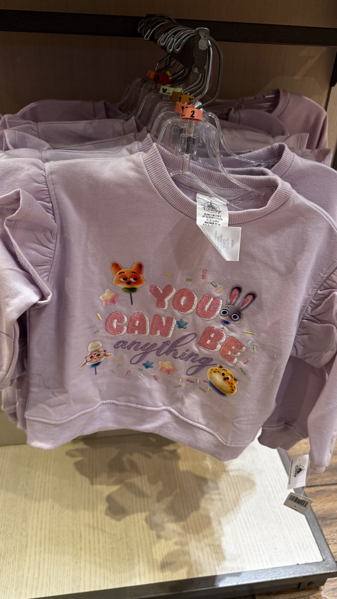 Disney — Blusa manga comprida