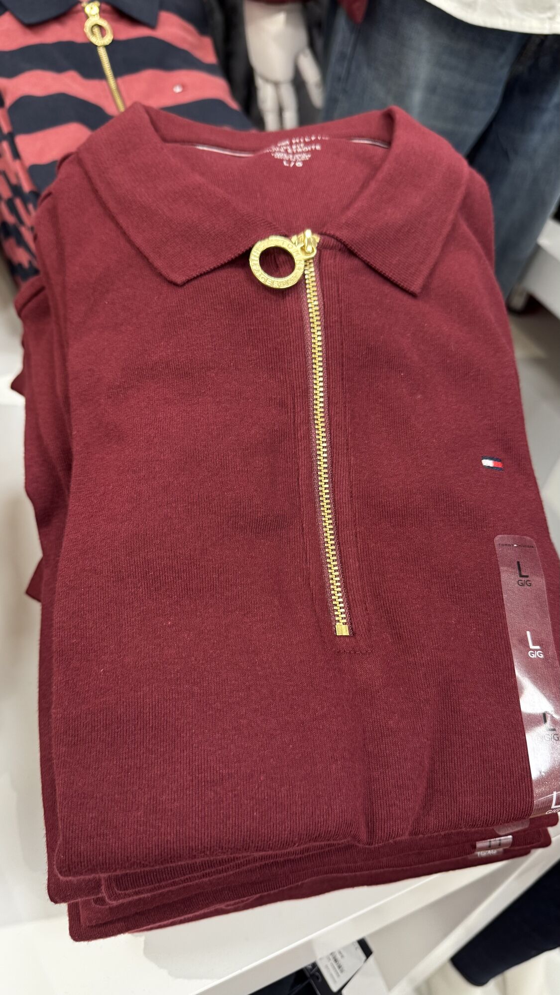 Tommy Hilfiger — camisa feminina